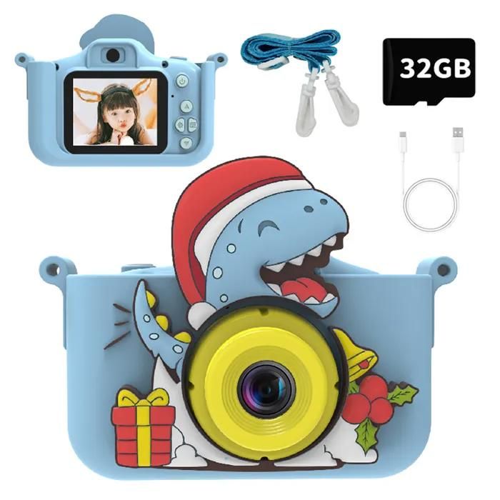 Appareil photo numérique pour enfants, 5,1 cm, 20 MP/1080p HD selfie avec carte de 32 Go, mini appareil photo jouet pour enfants de 3 à 9 ans (bleu Appareil photo numérique pour enfants, 5,1 cm, 20 MP/1080p HD selfie avec carte de 32 Go, mini appareil photo jouet pour enfants de 3 à 9 ans (bleu