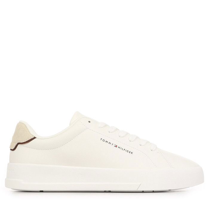417 Tommy Hilfiger Th Court Lth Detail Ess Baskets homme