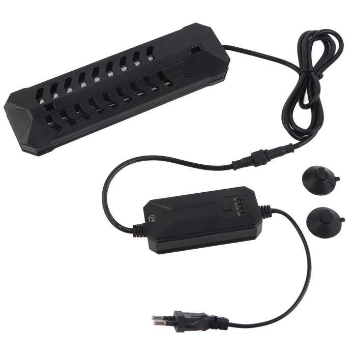 SALUTUYA Lampe bactéricide Lampe de stérilisation germicide de réservoir de poissons animalerie entretien Prise UE 220V 15W