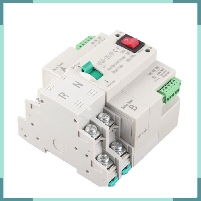 KEENSO Commutateur de transfert automatique à double alimentation Commutateur de transfert automatique double bricolage batterie