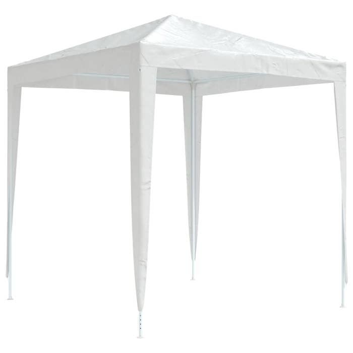 Tente de réception 2x2 m - vidaXL - polyéthylène - blanc - 2 x 2 x 24 cm - pour terrasse - Protection UV eem51x284