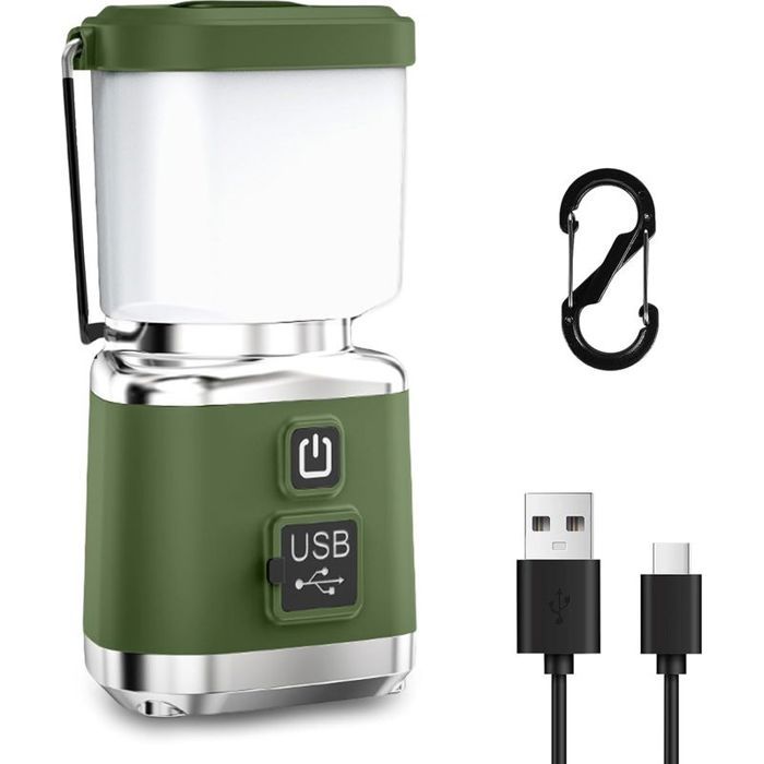 Lanterne Camping LED 3000mAh Lampe Camping Puissante Eclairage Camping Etanche