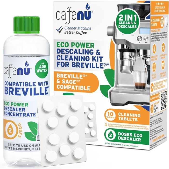 Solution de Détartrage Compatible Sage&10 Tablettes de Nettoyage Sage. Détartrant 200ml