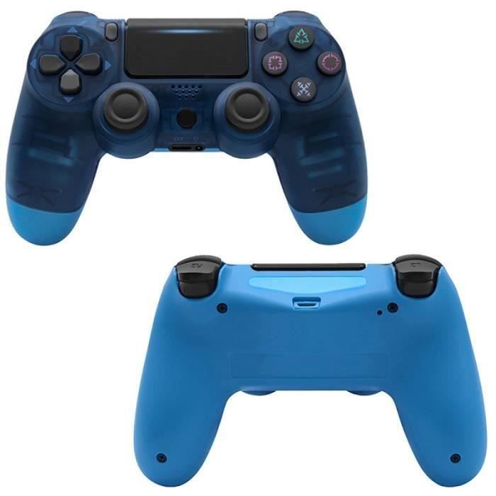 PS4 Manette Bluetooth sans fil PS4 DoubleShock V2 Bleu PS4 Manette Bluetooth sans fil PS4 DoubleShock V2 Bleu