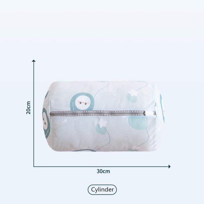 Grand Sac à Linge Avec Fermeture éclair - 60 X 60 X 18 Cm, Réutilisable Pour Rangement Ou Déménagement