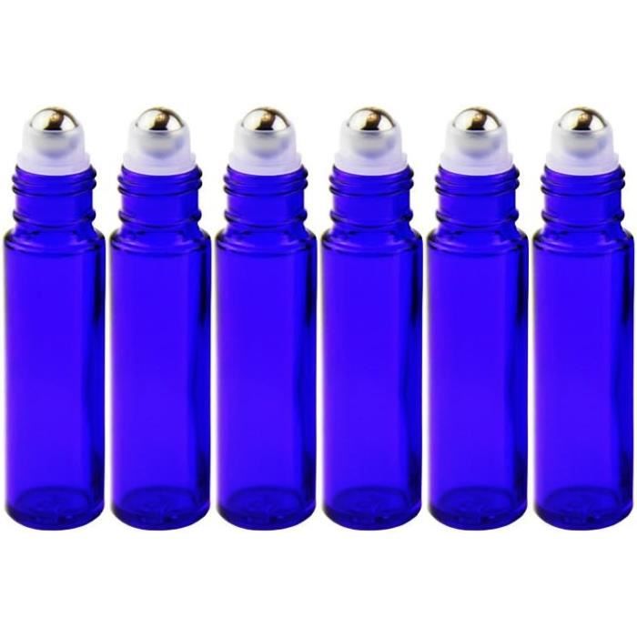 Bleu Flacon Roll On Vide 10ml, Flacon Roll On en Verre, pour Huile  Essentielle, Rechargeable, Aromathérapie, Parfum, (C) - Cdiscount Au  quotidien