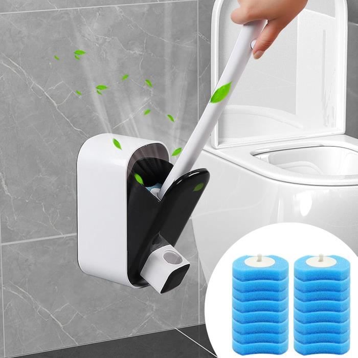 Ensemble De Brosses De Toilette Jetables Avec 12 Recharges Système De Nettoyage De Toilettes Jetable Avec - Bricolage