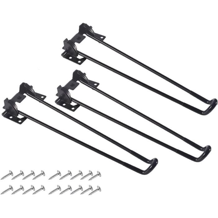 Lot De 3 Supports De Mât De Drapeau - Base Réglable Blanc - Pour Mur, Jardin, Balcon - Fixation Adhésive Ou Vis - IWOWHERO