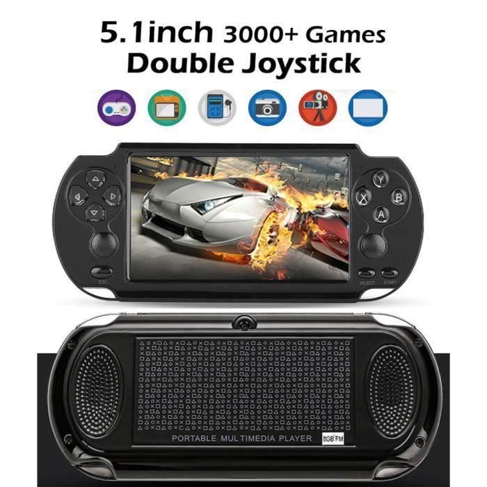 X9 Console de jeu portable rétro avec écran HD IPS de 5,5, plus de 20 000 jeux classiques, prend en charge la sortie TV, plusieurs émulateurs, lecteur de jeu portable pour tous
