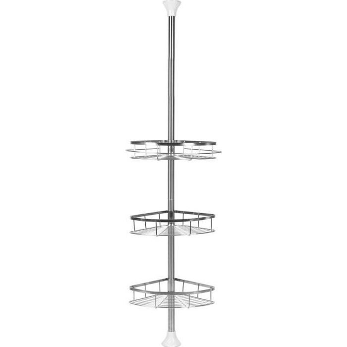 Etagère de Douche Télescopique Etagère d’Angle Organisateur de Produits - Salle de Bain