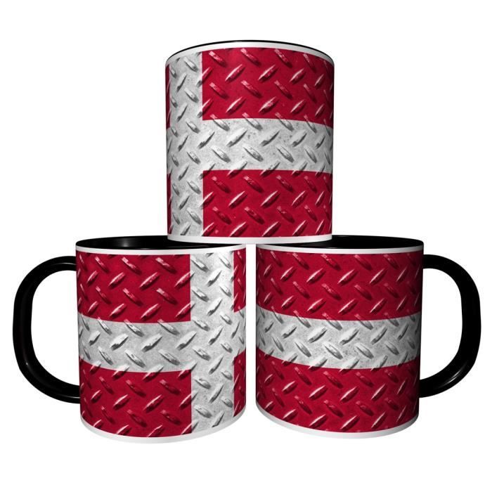Mug Personnalisé Drapeau De La Finlande - Tasse à Café 325 Ml - Céramique Blanche - Neuf