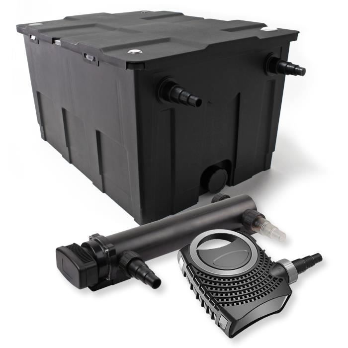 SunSun Kit de filtration de bassin 60000l 36W UVC 3. Stérilisateur NEO10000 80W Pompe - 54042