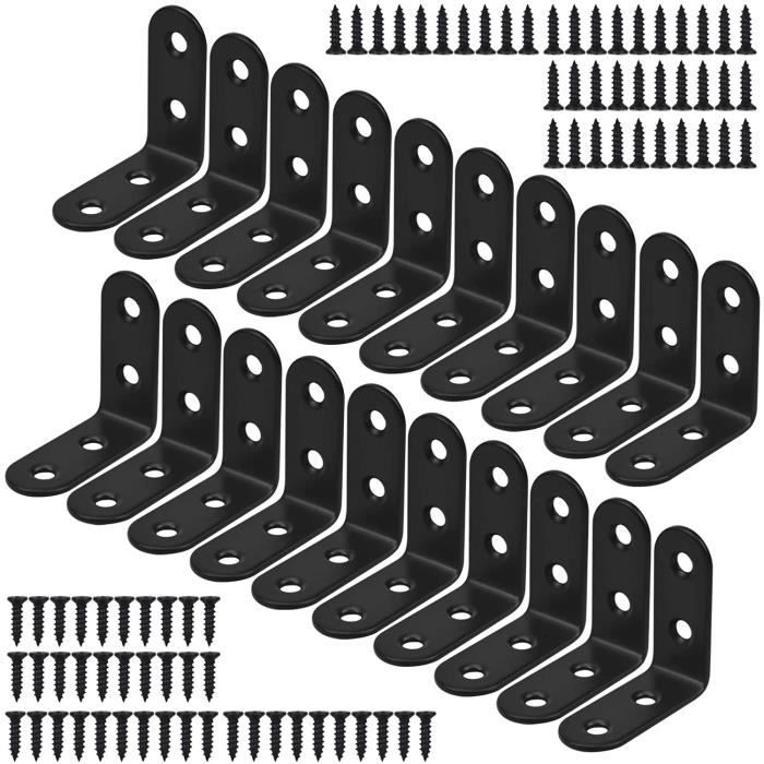 Support dangle - Inox - Équerre de Fixation - Lot de 20 - 40mm x 40mm - Épaisseur 2mm