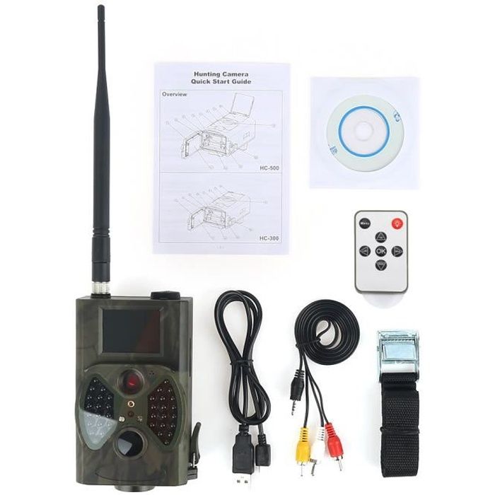 HC 300M Caméra de Chasse avec prise EU GPRS MMS E-Mail pour Observation Animaux Surveiller
