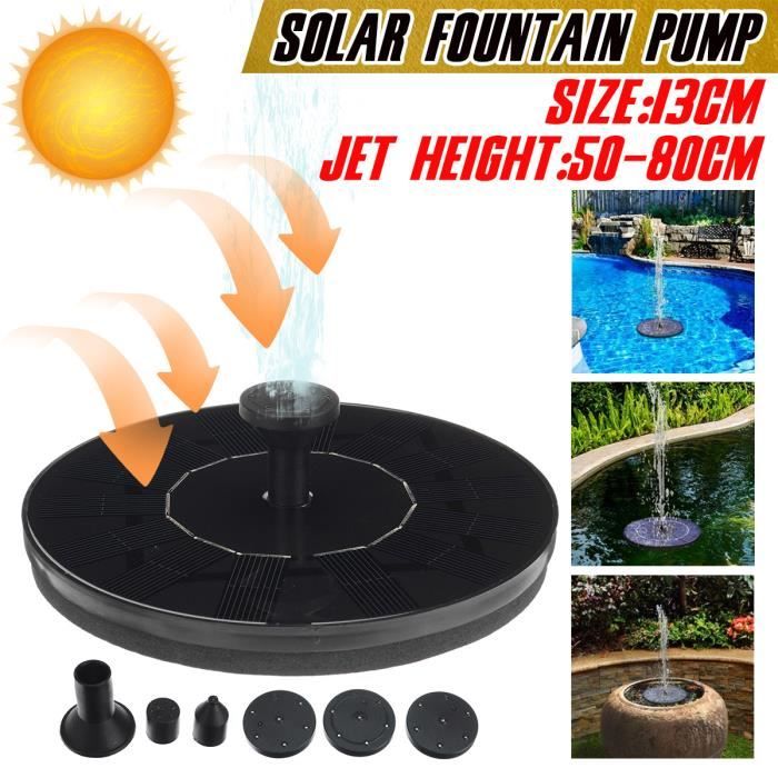 Eau Solaire Panneau Puissance Pompe de fontaine Kit Piscine Bassin Jardin Arrosage pumb 180L/H Eau Solaire Panneau Puissance Pompe de fontaine Kit Piscine Bassin Jardin Arrosage pumb 180L/H