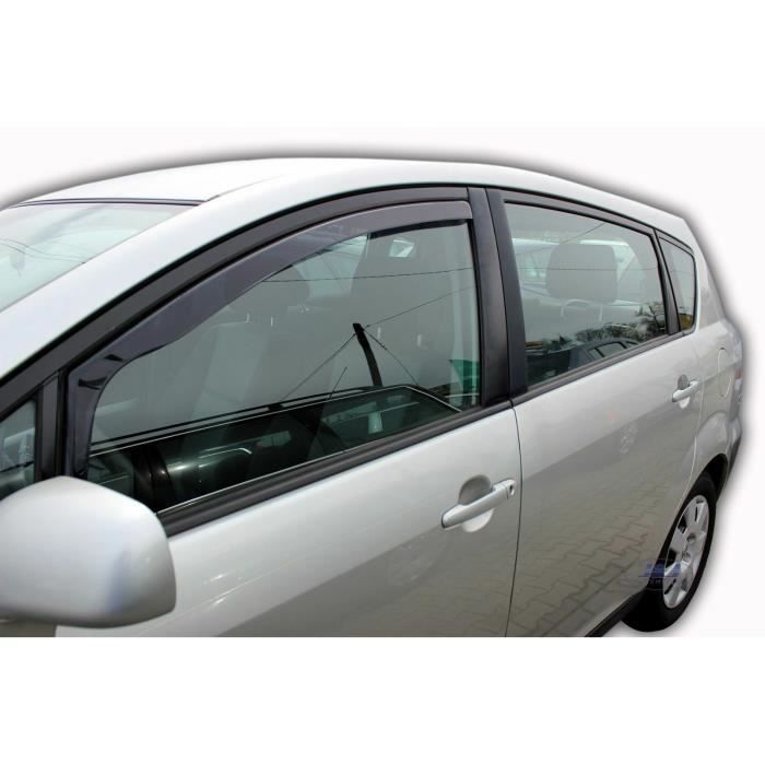 Déflecteurs D'air Heko J&J AUTOMOTIVE | Heko Deflecteurs D'air Déflecteurs De Vent Compatible Avec Koleos 2008-2015, Ensemble 2 Pi?Ces, Aérodynamique, Montage Facile Déflecteurs Vent Montage Intérieur