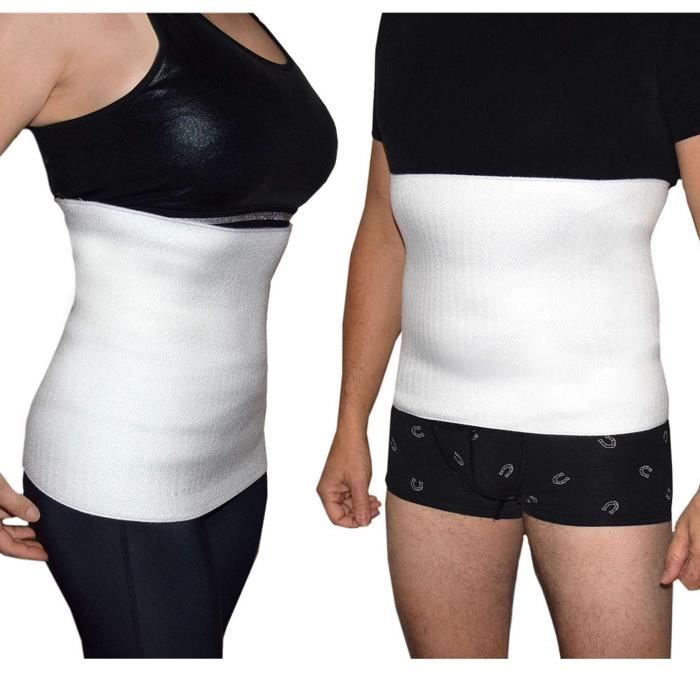 culotte blanche moulante taille haute élastique confort zone abdominale gainante maintien bande élasticité tissu doux lisse polyamide élasthanne féminine Babell main image 1