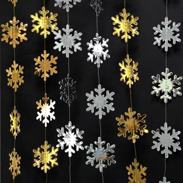 Guirlande lumineuse led flocons de neige pour décorations de fête et noël Guirlande lumineuse led flocons de neige pour décorations de fête et noël