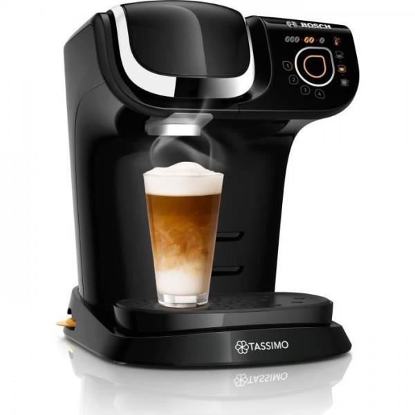 Machine à Café Multi-Boissons - BOSCH - TASSIMO TAS6502 - Noir - Capsules - T disc
