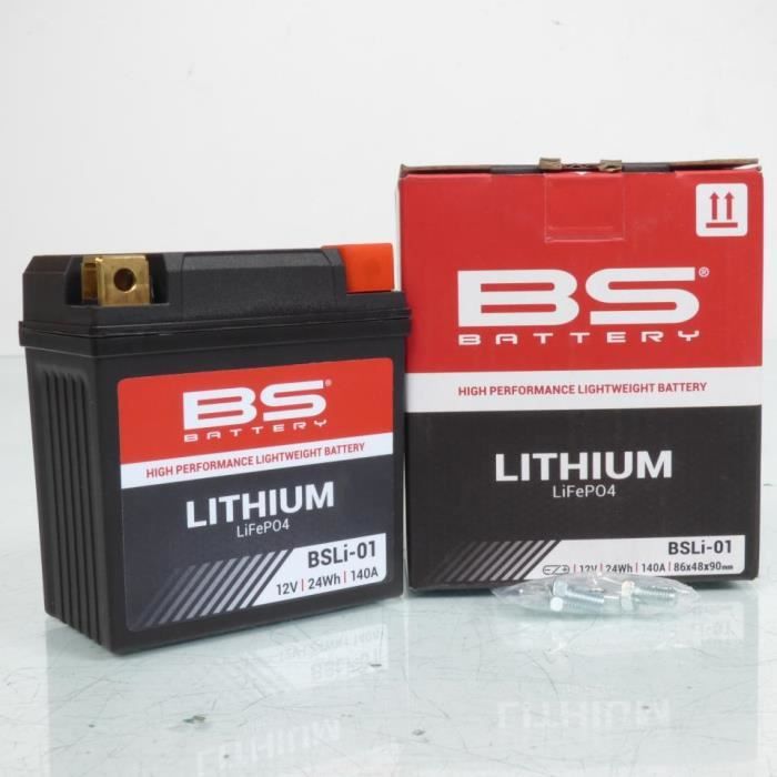 Batterie Lithium BS Battery pour Moto KTM 250 Sx-F 4T 2016 à 2017 LFP01 -  12V 0Ah - MFPN : LFP01 - 12V 0Ah-145985-5N - Cdiscount Auto