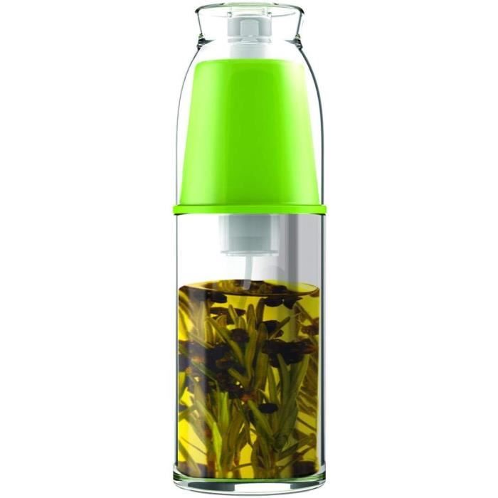 Spray Et Verseur à Huile 2 En 1 500ml - Pulvérisateur Huile D'Olive Pour Cuisson, Barbecue Et Salades
