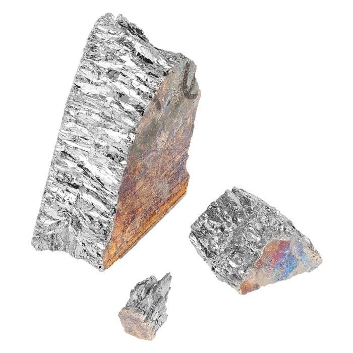 Cristaux de bismuth colorés Cristal de métal de bismuth de grande