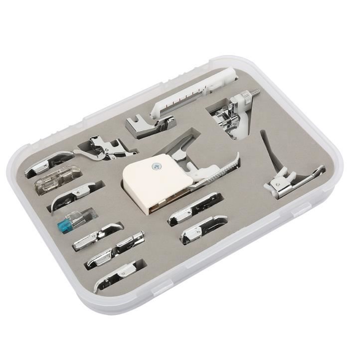 Kit 17 Pièces Pieds-de-biche Machine à Coudre Industrielle - Accessoires Et étui