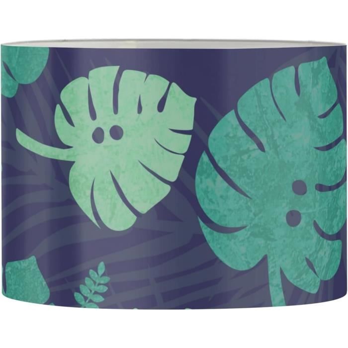 Lampe naturelle de feuille de noix de coco avec lombre de boule de