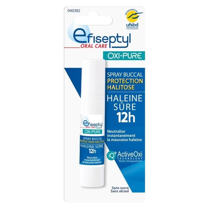 Spray Buccal Protection Halitose Oxi-Pure - Efiseptyl - Haleine