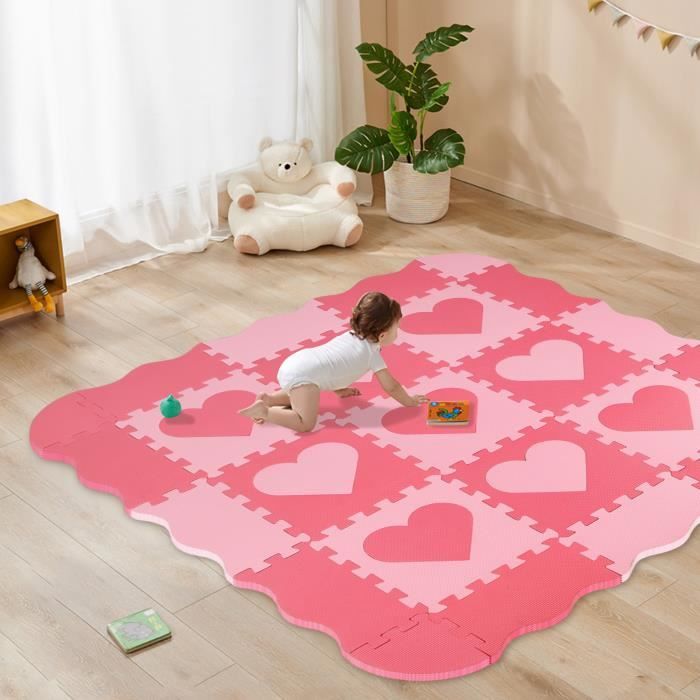 KIDIZ Tapis Puzzle 86 Pièces Chiffres Et Lettres - Tapis De Jeu Éducatif En Mousse EVA Pour Enfants, 3,57 M²