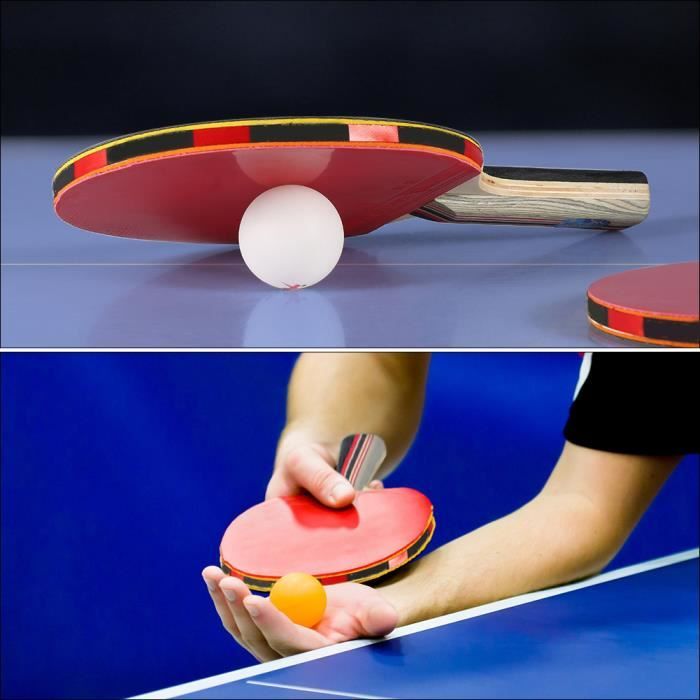 Machine à Balles De Ping-pong Portable - Lanceur Automatique Avec 10 Balles - Alimentation 4xAA - Entraînement Solo - 5