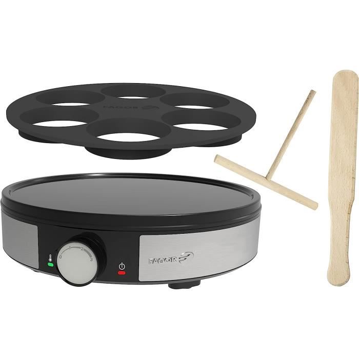Crepiere electrique 1200W Fagor FG985 pour crepes 30cm ou 5