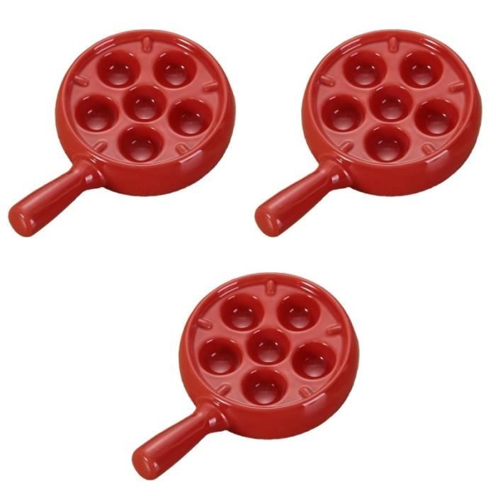 4Pcs Escargot Plaque Escargot Plaque en Acier Inoxydable
