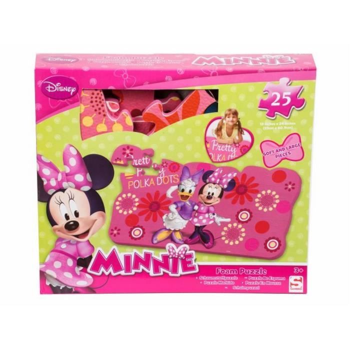 Puzzle en mousse XXL Minnie et Daisy Disney enfant 25 pièces ...