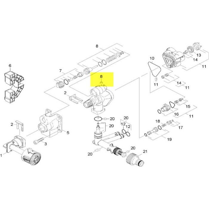 Kärcher 9.001-692.0 Boîtier De Commande Et Régulateur De Pression - Pièce D'Origine