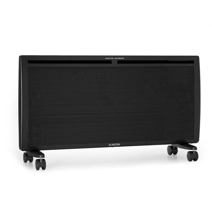 Radiateur &agrave; convection - Hot Spot Slimcurve Double Wave - Convecteur - 2000W - Noir