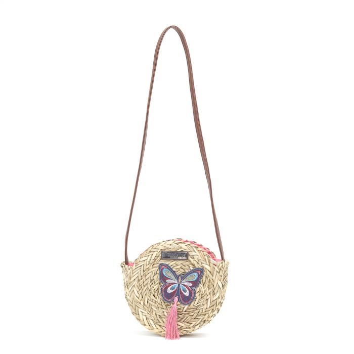 Sac rond on sale paille les tropeziennes