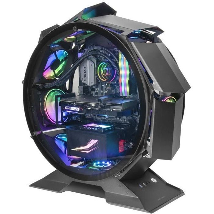 Boîtier PC Gaming – Mars Gaming – MCORB – Micro-ATX XL – Double Vitrage – Refroidissement Optimal