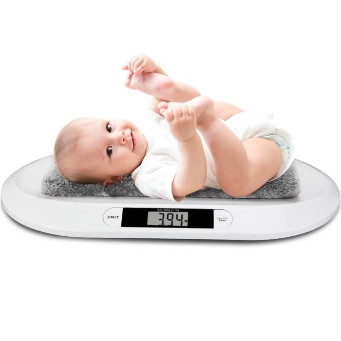 Pèse bébé numérique enfant animaux max. 20 kg arrêt et fonction Tare automatique