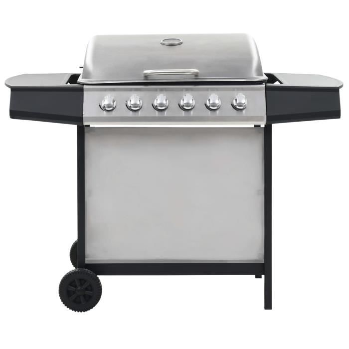 Barbecue au gaz - MOTHINESSTO - LY2581 - 6 zones de cuisson - Acier inoxydable - Allumage électronique