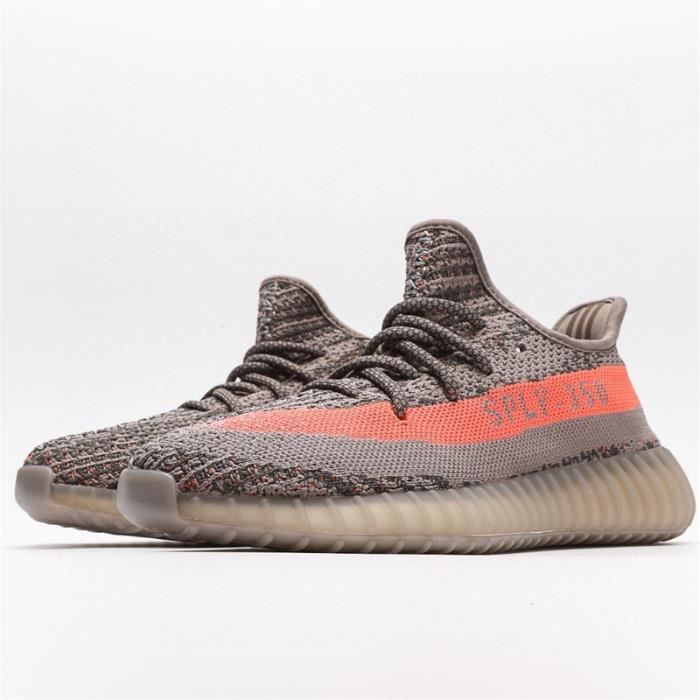 Baskets Adidas Yeezy 350 Unisex Item No. BB1826 Gray orange Cdiscount