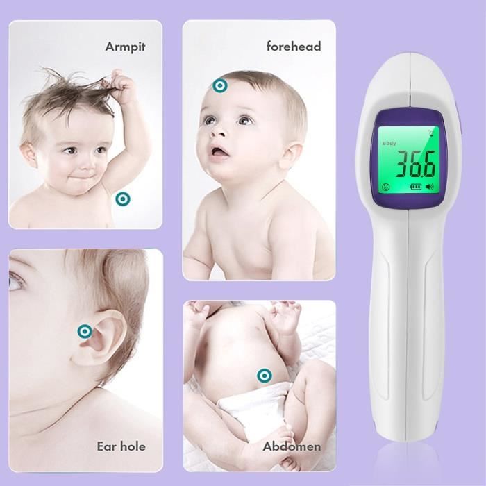 Thermomètre Frontal Sans Contact - Safety 1st – CLÉMENT Thermomètre Frontal Sans Contact - Safety 1st – CLÉMENT