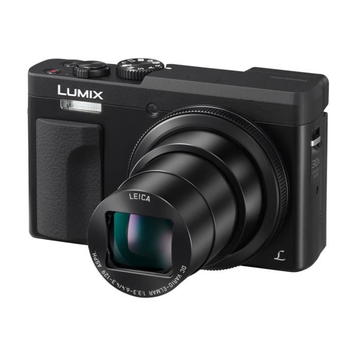 Appareil photo numérique compact Panasonic Lumix DC-TZ90 20.3 MP 4K - 30 pi-s 30x zoom optique Leica Wi-Fi noir
