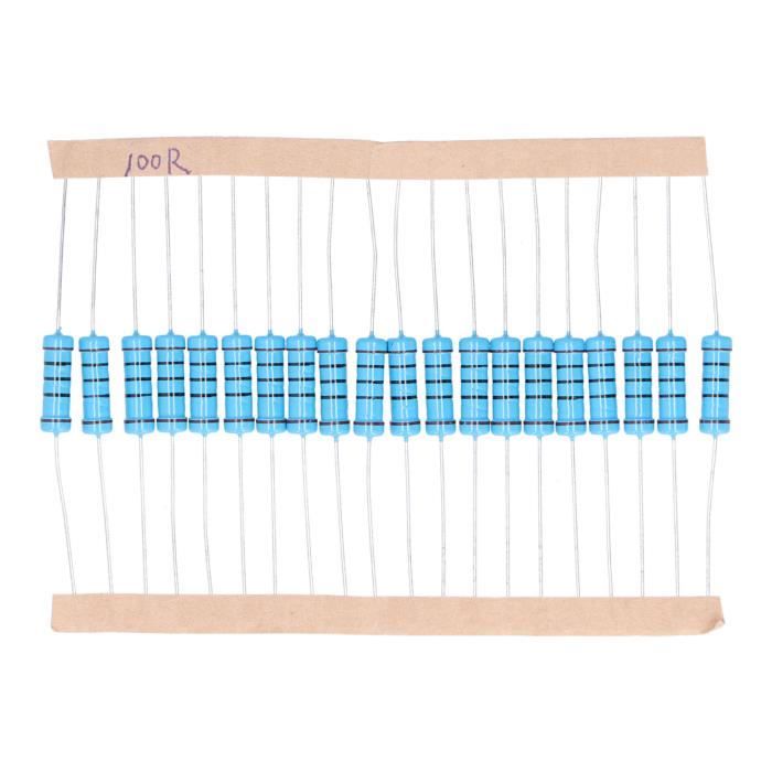 Kit De 1280 Résistances 1/4W - 64 Valeurs Différentes (Film Métallique), Pour Électronique Et Réparation