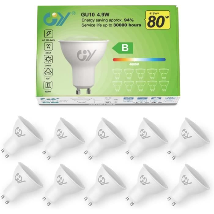 Ampoule Led 6w Gu10 Au Meilleur Prix | Leroy Merlin