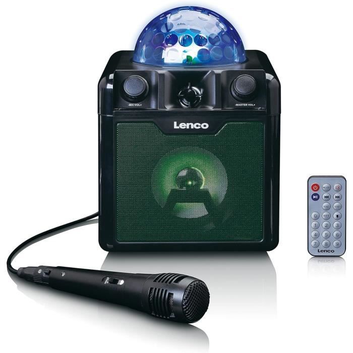 WICKED Bluetooth MP3 Karaoke Machine With Light Show
