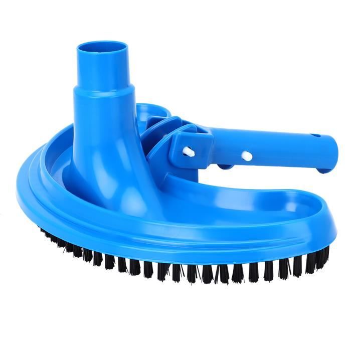 Jacksking Tête D'Aspirateur De Piscine Robuste - Brosse Aspiration Avec Roues Pour Nettoyage Efficace