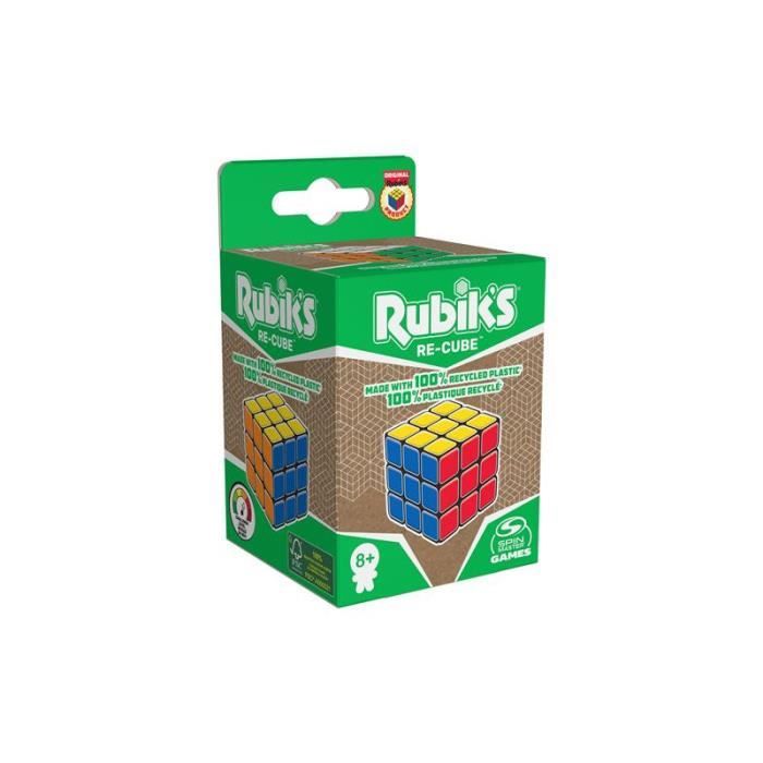 Jeu d'adresse - SPIN MASTER - Rubik's Cube Eco - Blanc - A partir de 8 ans - Intérieur