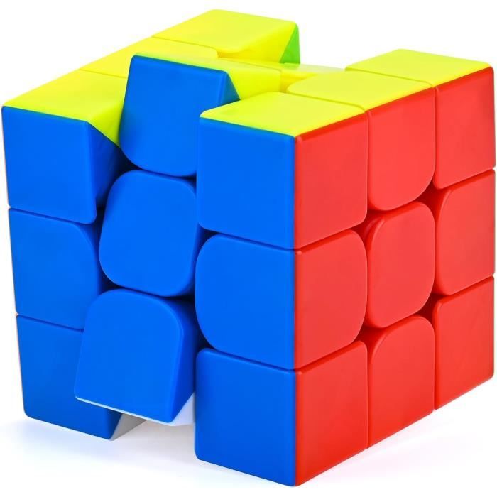 AOVNEA Speed Cube Magnétique 3x3, less Magic Cube Lisse Facile à