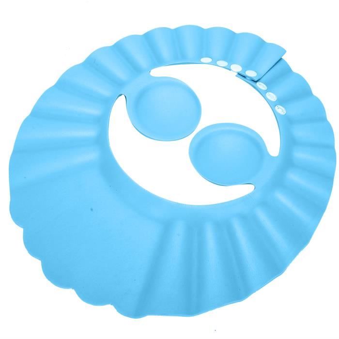 Chapeau De Bain Pour Bébé - Protège Yeux Et Oreilles De L'Eau Et Du Shampooing - 11